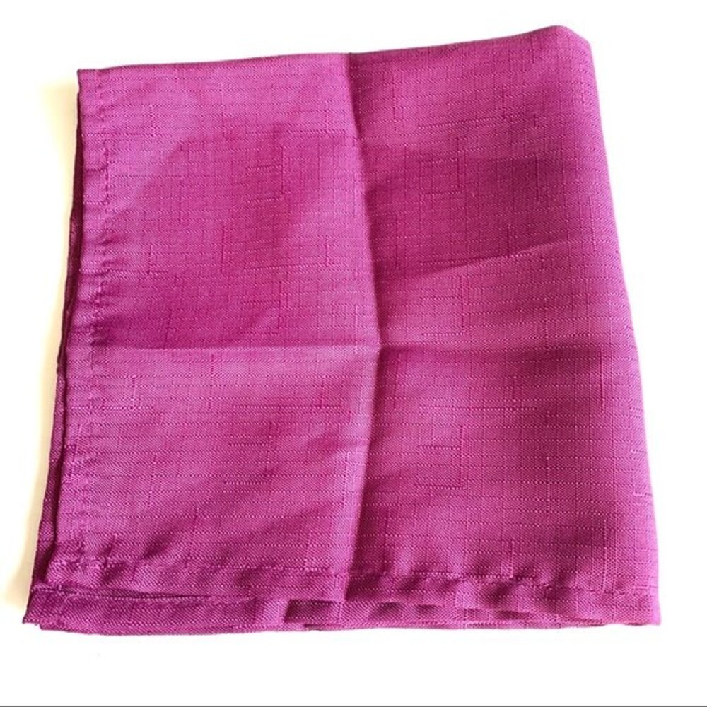 Eggplant Purple Cloth Square Napkins Set of 25, 18”x18”